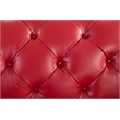 EK093 Red Color With Italian Full Leather Sofa