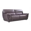 EK099 Dark Tan Color With Italian Leather Sofa