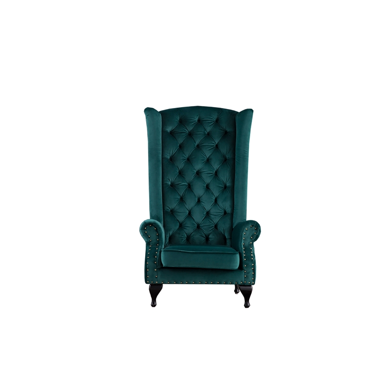 AE506 Green Color With Fabric Accent Chair