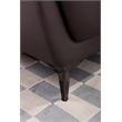AE628 Dark Brown Color With Chair With Microfiber Leather