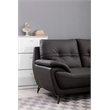 AE628 Dark Brown Color With Love Seat Microfiber Leather