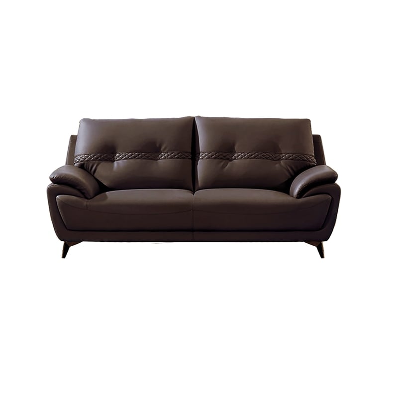 AE628 Dark Brown Color With Sofa Sofa Microfiber Leather