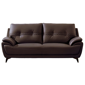 AE628 Dark Brown Color With Sofa Sofa Microfiber Leather