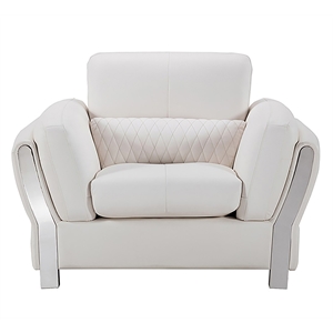 ae690 white color with microfiber leather chair