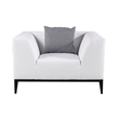 AE-D820 White Color With Faux Leather Chair