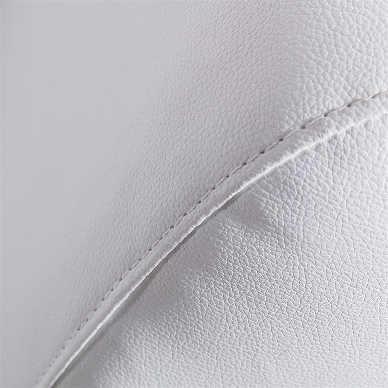 AE-D820 White Color With Faux Leather Loveseat