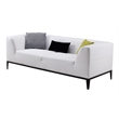 AE-D820 White Color With Faux Leather Sofa