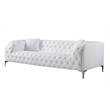 AE-D822 White Color With Faux Leather Sofa