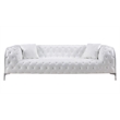 AE-D822 White Color With Faux Leather Sofa