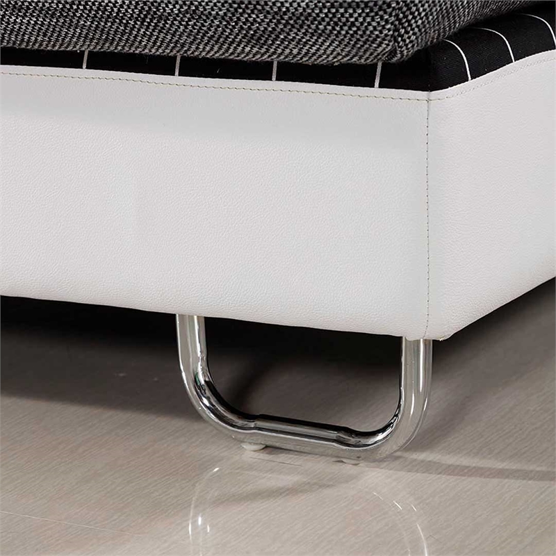 AE-L131 Gray Color With Fabric Sectional - Left Facing Chaise