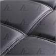 AE-L138 Black Color With Faux Leather Sectional - Right Facing Chaise