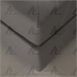 AE-L138 Gray Color With Faux Leather Sectional - Right Facing Chaise