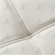 AE-L138 Ivory Color With Faux Leather Sectional - Left Facing Chaise