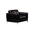 EK003 Black Color With Italian Leather Chair