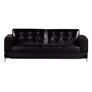 ek003 black color with italian leather sofa