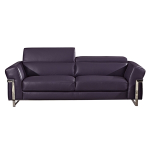 ek012 purple color with italian full leather sofa