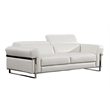 EK012 White Color With Italian Full Leather Sofa