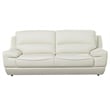 EK018 White Color With Italian Leather Sofa