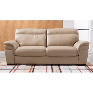 ek020 tan color with italian leather sofa