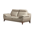 EK028 Tan Color With Italian Full Leather Loveseat