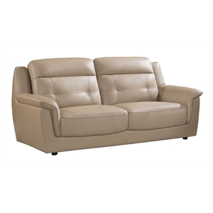 ek042 tan color with italian leather sofa