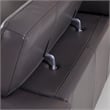 EK068 Dark Gray Color With Italian Leather Chair