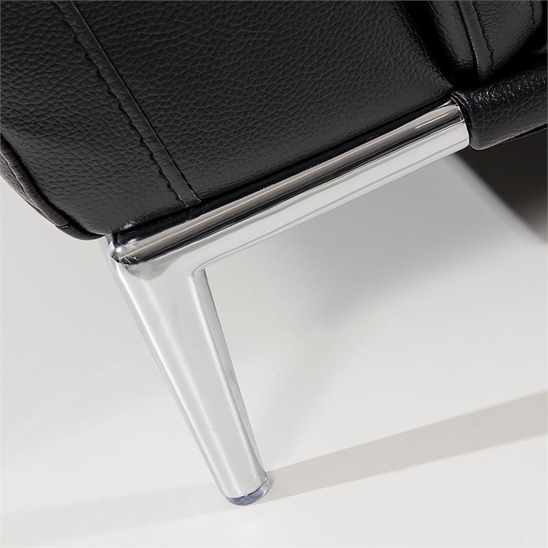 EK071 Black Color With Italian Leather Chair