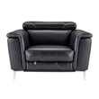 EK071 Black Color With Italian Leather Chair
