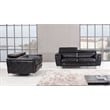 EK071 Black Color With Italian Leather Chair