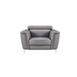 EK071 Dark Gray Color With Italian Leather Chiar