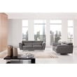 EK071 Dark Gray Color With Italian Leather Sofa