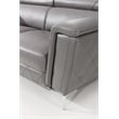 EK071 Dark Gray Color With Italian Leather Sofa