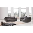 EK071 Dark Gray Color With Italian Leather Sofa