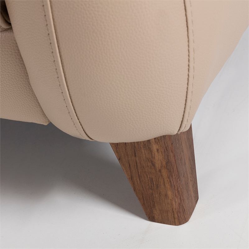 EK073 Tan Color With Italian Leather Sofa