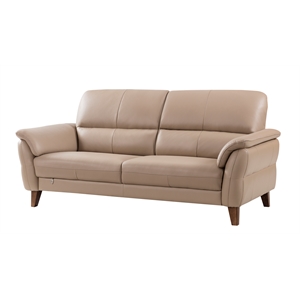 EK073 Tan Color With Italian Leather Sofa