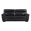 EK081 Black Color With Italian Leather Sofa
