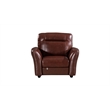 EK090 Brown Color With Italian Leather Chair