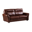 EK090 Brown Color With Italian Leather Sofa