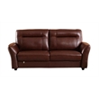 EK090 Brown Color With Italian Leather Sofa