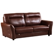 EK090 Brown Color With Italian Leather Sofa