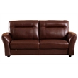 EK090 Brown Color With Italian Leather Sofa