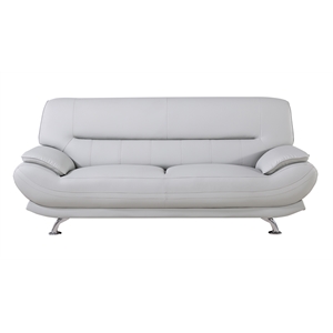 AE709-LG-SF Light Gray Color Sofa with Faux Leather