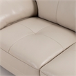 EK078 Light Gray Color With Italian Leather Chair