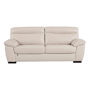 ek081 light gray color with italian leather sofa and wooden legs