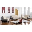 AE208 Light Gray and Dark Gray Color With Sofa Faux and Bonded Leather