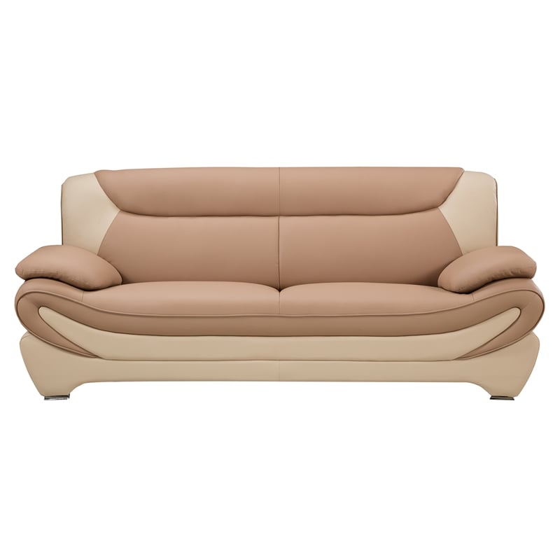 Faux Leather Sofa Cymax, Ivory Faux Leather Sectional