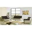 AE709-MA-LG-LS Burgundy and Khaki (Tan) Color With Love Seat Faux Leather