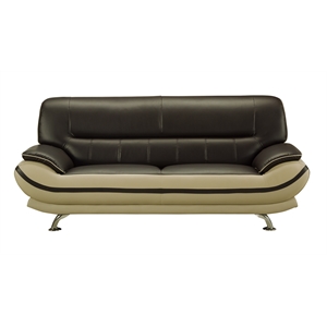 ae709-ma-lg-sf burgundy (brown) and khaki (tan) color with sofa and faux leather