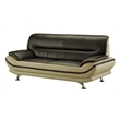 AE709-MA-LG-SF Burgundy (Brown) and Khaki (Tan) Color With Sofa and Faux Leather