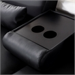AE-D802 2-Tones in Black and White Color With Faux Leather Sofa